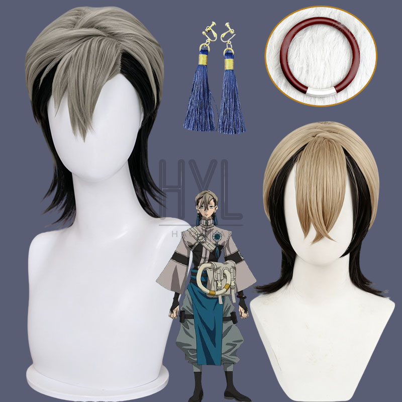 Men Accessories Earrings - 애니메이션 Gachiakuta Zanka Nijiku 코스프레 가발