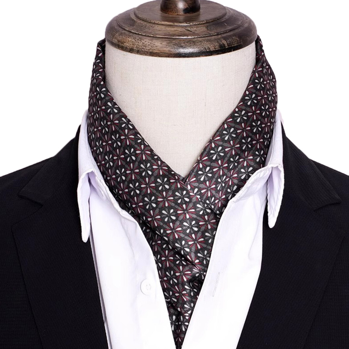 Men Accessories For Travel - 신상 남성용 스트라이프 실크 스카프 핫