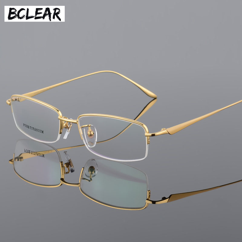 Men'S Accessories Best - BCLEAR-최고의 품질 슬림 순수 티타늄 하프