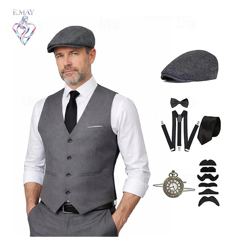 Medieval Men'S Accessories - 플러스 사이즈 남성용 1920년대 로어링 개츠비