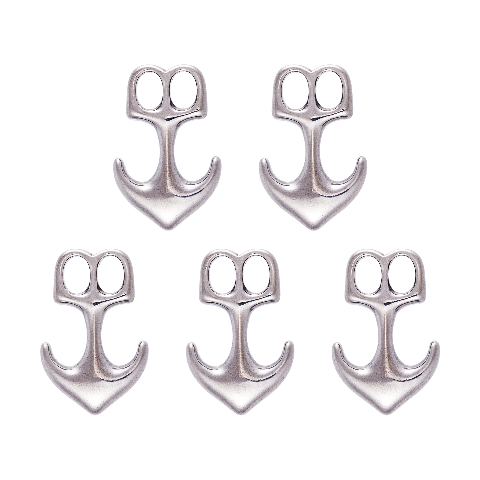Men Accessories Jewellery - 5pcs 앵커 후크 걸쇠 여성용 304