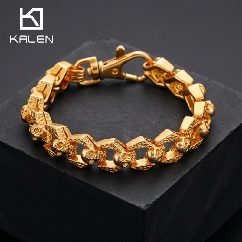 Men'S Accessories Affordable - KALEN 남성용 저렴한 럭셔리 스테인레스 스틸