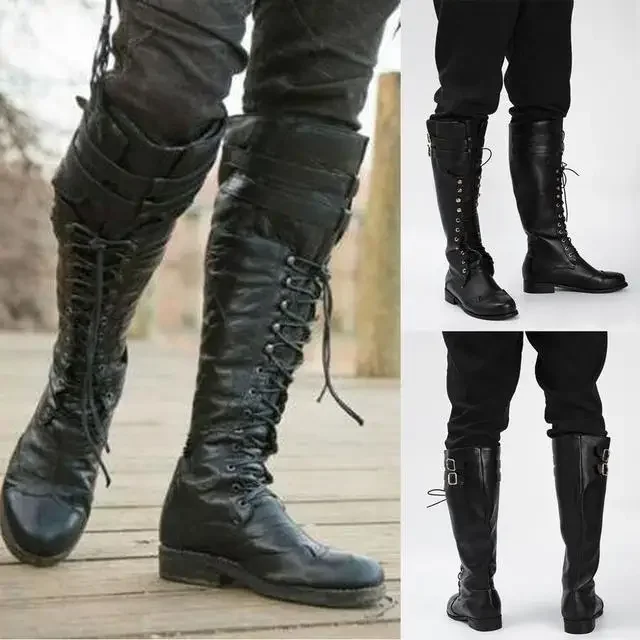 Medieval Men'S Accessories - 중세 스팀펑크 코스프레 부츠 남성용 겨울
