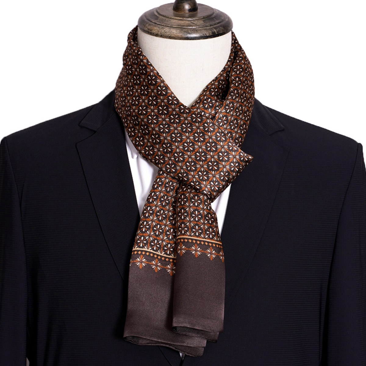 신상 남성용 스트라이프 실크 스카프 핫 세일 프리미엄  - Men Accessories For Travel 리뷰 및 가격