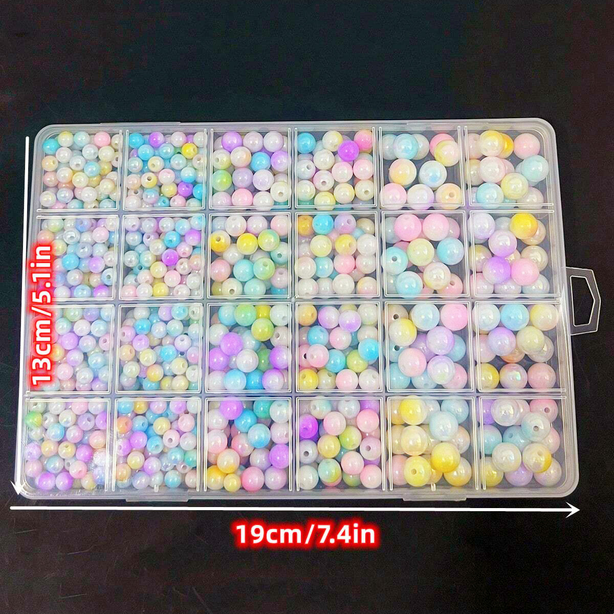800개/24칸 세트 박스 6mm/8mm/10mm 귀여 - Men Accessories Earrings 리뷰 및 가격