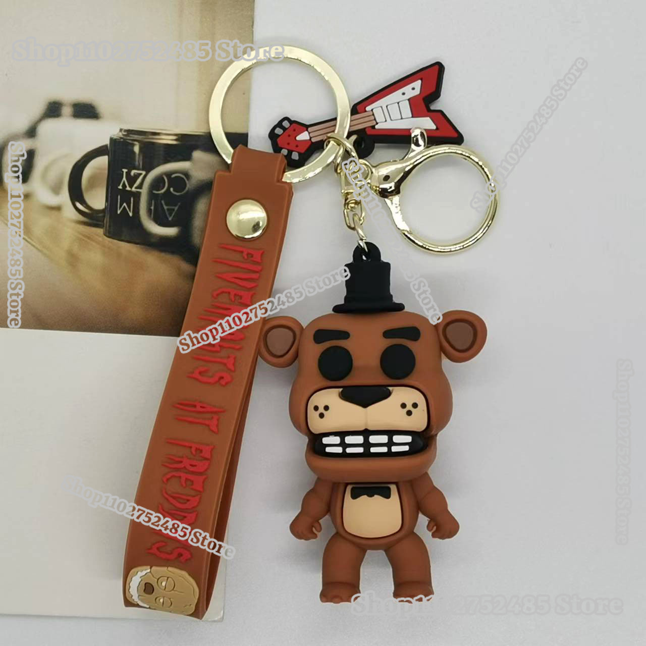 5개입 만화 애니메이션 FNAF 피규어 키체인 무서운  - Men Accessories Jewellery 리뷰 및 가격