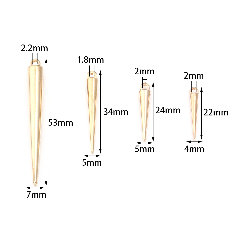 50-200pcs 콘 참 펜던트 플라스틱 CCB 스파이 - Men Accessories Earrings 리뷰 및 가격