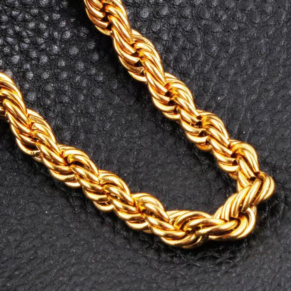 45-60cm 여성을위한 아름다운 18K 골드 4mm  - Men'S Accessories Office 리뷰 및 가격