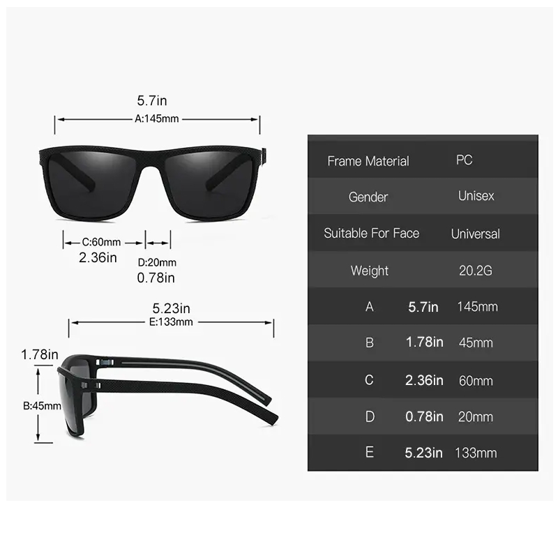 남성과 여성을 위한 사각형 야외 스포츠 선글라스 UV  - Men'S Accessories Glasses 리뷰 및 가격
