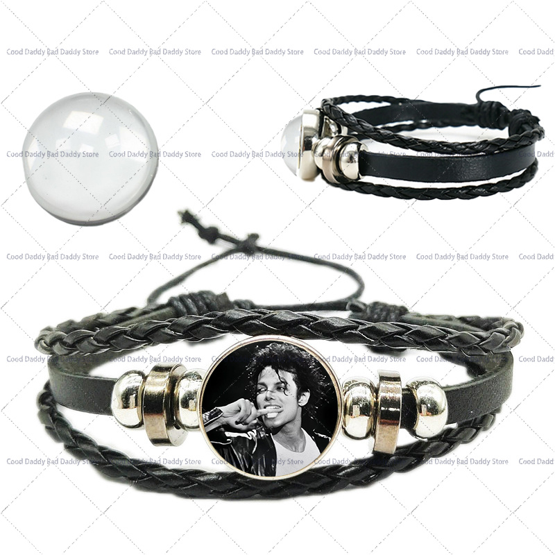 마이클 잭슨 남녀공용 수공예 로프 팔찌, 슈퍼스타 MJ - Men Accessories Jewellery 리뷰 및 가격