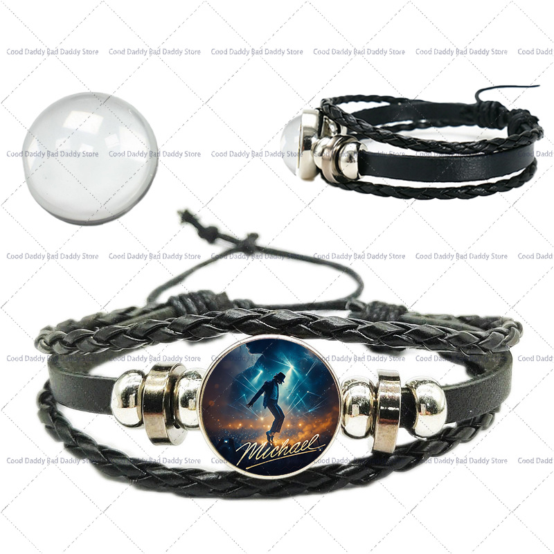 마이클 잭슨 남녀공용 수공예 로프 팔찌, 슈퍼스타 MJ - Men Accessories Jewellery 리뷰 및 가격