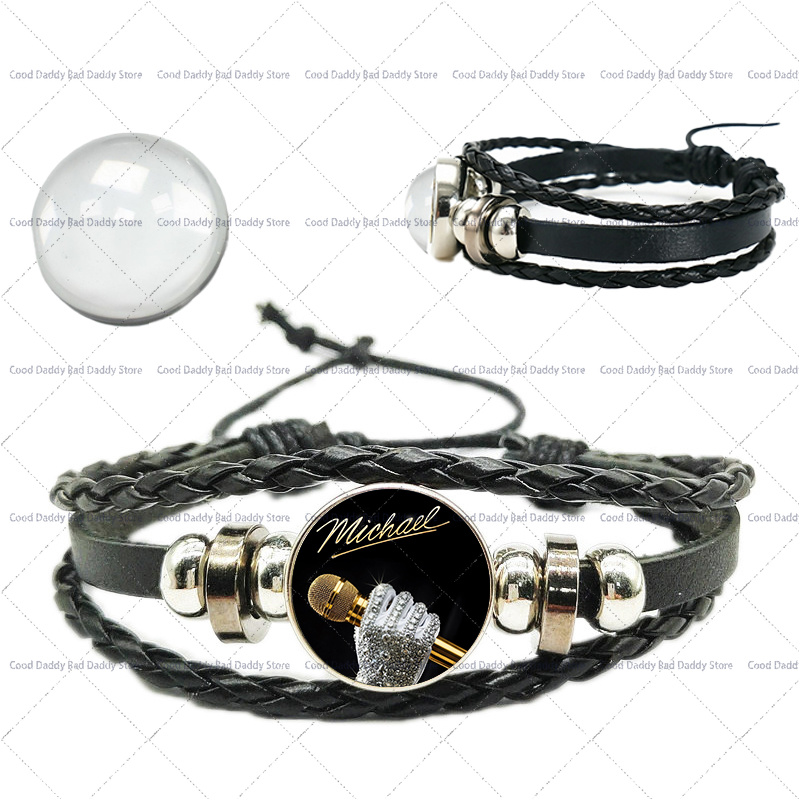 마이클 잭슨 남녀공용 수공예 로프 팔찌, 슈퍼스타 MJ - Men Accessories Jewellery 리뷰 및 가격