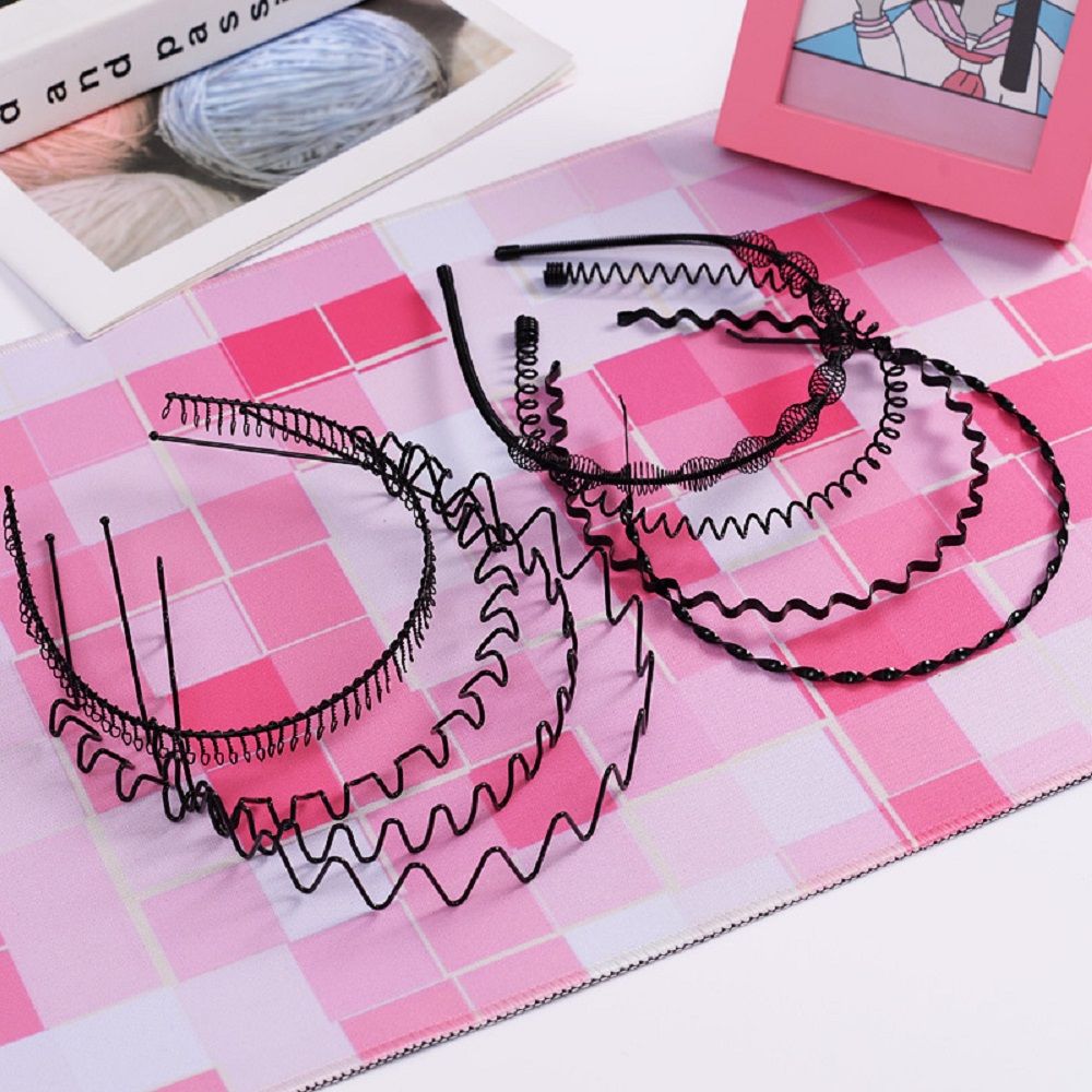 패션 크로스 웨이브 모양 머리띠 더블 레이어 간단한 얇 - Men Accessories Earrings 리뷰 및 가격