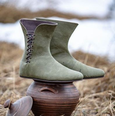 남성 중세 가죽 신발 중세기 발목 부츠 빅토리아 시대  - Medieval Men'S Accessories 리뷰 및 가격