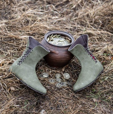 남성 중세 가죽 신발 중세기 발목 부츠 빅토리아 시대  - Medieval Men'S Accessories 리뷰 및 가격