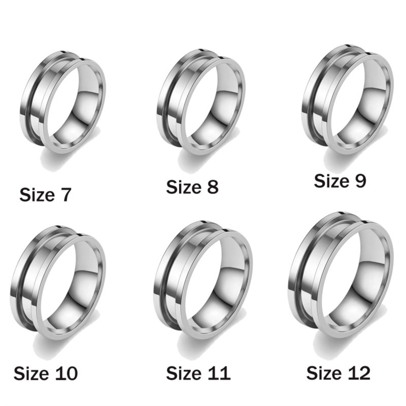 5개입 7/8/9/10/11/12 사이즈 링 코어 블랭 - Men Accessories Jewellery 리뷰 및 가격