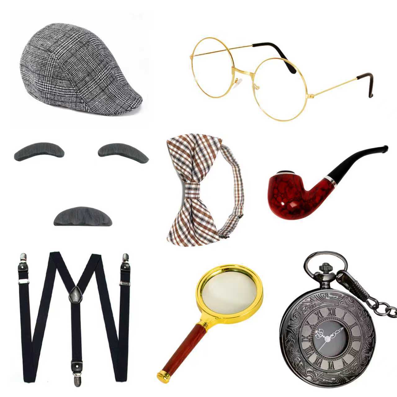 할로윈 축제 노인 코스튬 액세서리 할아버지 코스프레 무 - Men'S Accessories Glasses 리뷰 및 가격