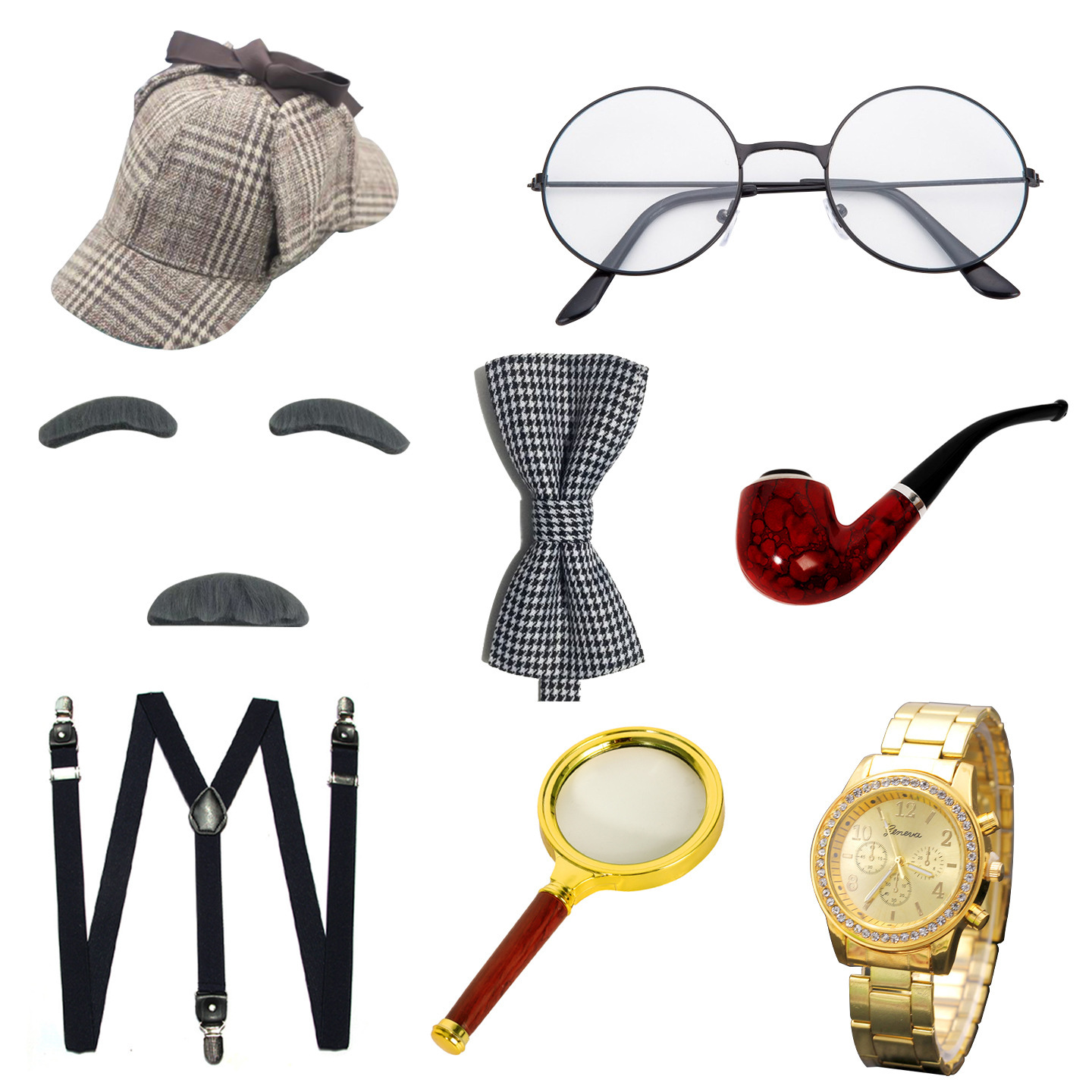 할로윈 축제 노인 코스튬 액세서리 할아버지 코스프레 무 - Men'S Accessories Glasses 리뷰 및 가격
