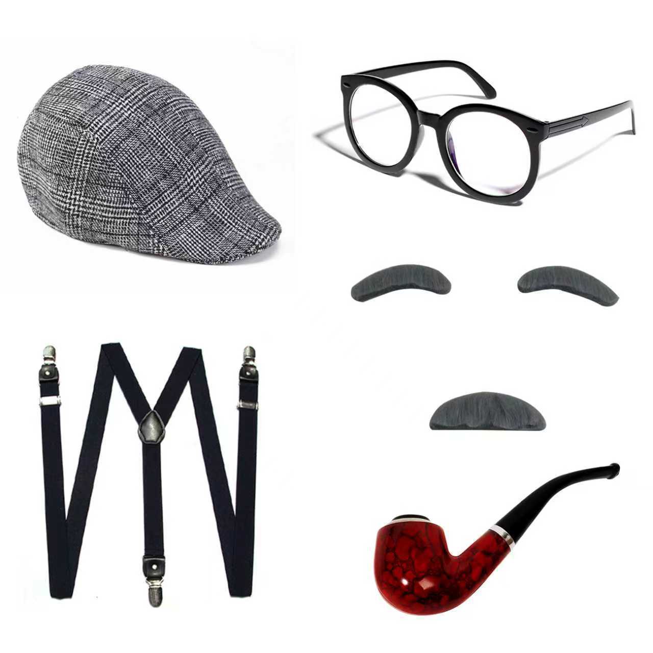 할로윈 축제 노인 코스튬 액세서리 할아버지 코스프레 무 - Men'S Accessories Glasses 리뷰 및 가격