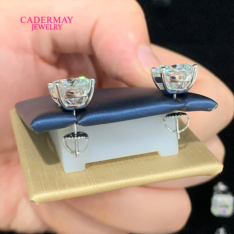 고품질 4 프롱 스크류 백 10mm 4ct D VVS1 - Men Accessories Earrings 리뷰 및 가격